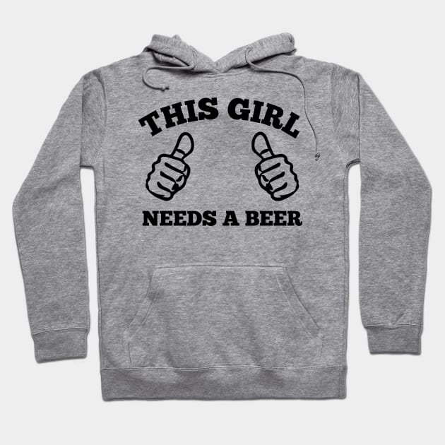 This Girl Needs A Beer Hoodie by Venus Complete